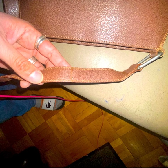 Vintage HIPSTER authentic Burberry shoulder bag leather - Picture 14 of 15